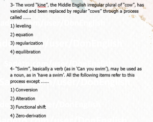 صفحه اول 80 سوال کنکور دکتری آموزش زبان انگلیسی 1403 بخش زبان شناسی