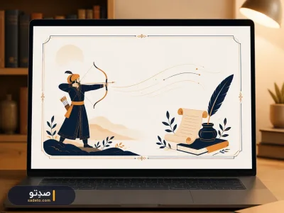 پاورپوینت درس دهم فارسی نهم آرشی دیگر با تحلیل کامل ۲۳ اسلاید
